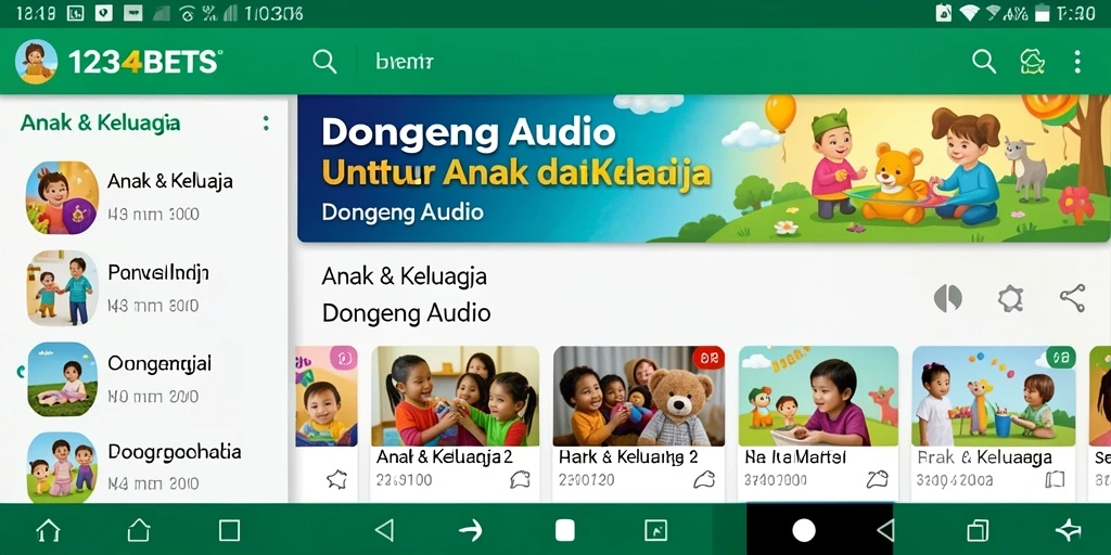 Tampilan antarmuka aplikasinya yang ramah anak.