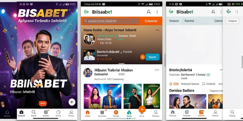 Tampilan antarmuka menarik BISABET yang menyajikan berita hiburan selebriti.