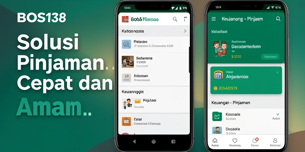 Antarmuka aplikasi PINJAMAN yang mudah digunakan.