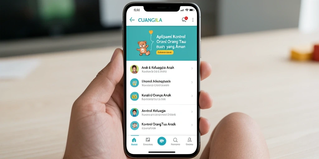 Antarmuka pengguna CUANGILA yang informatif dan mudah digunakan.