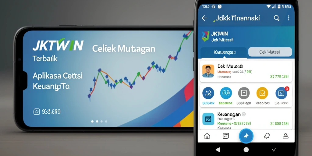 Antarmuka pengguna JKTWIN menampilkan fitur cek mutasi yang jelas dan informatif.