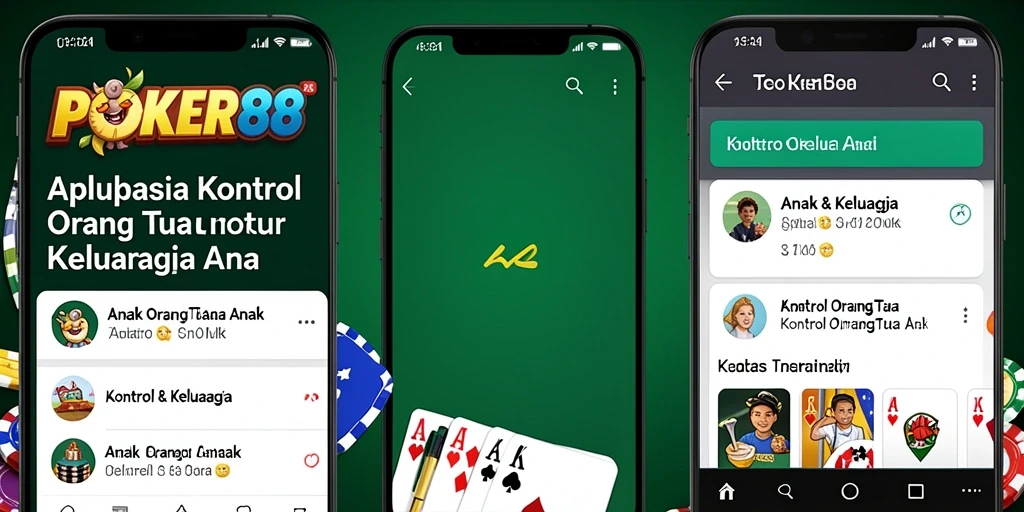 Tampilan antarmuka pengguna POKER88 untuk kontrol orang tua yang intuitif.