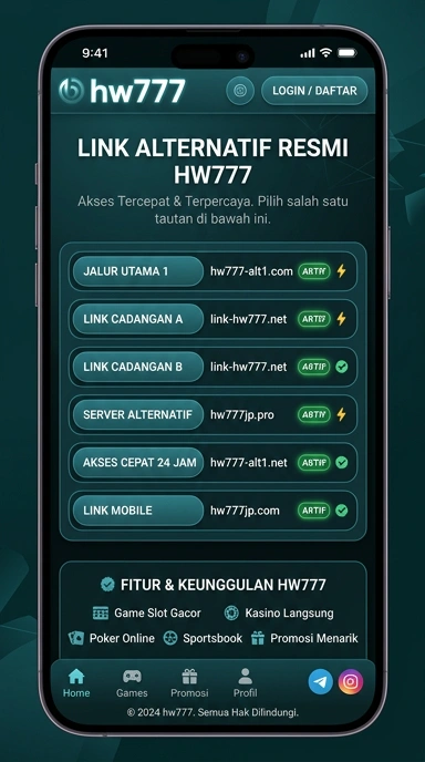 Link Alternatif Terpercaya untuk hw777