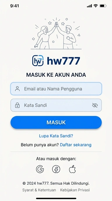 Panduan Masuk Akun hw777 untuk Android